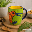 NZ Made Hand Painted - Orange Kiwi Blokes Mug