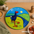 NZ Made Hand Painted - Salad Bowl Pukeko (River)