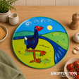 NZ Made Hand Painted - Salad Bowl Pukeko (River)