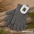 NZ Made Koru Knitwear - Possum Merino Gloves / Grey