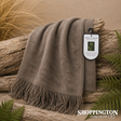 NZ Made Koru Knitwear - Possum Merino Scarf / Mocha