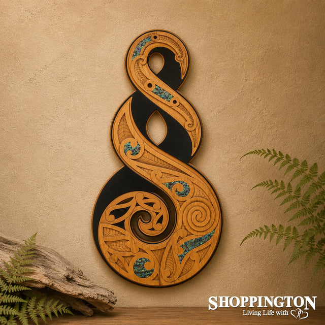 NZ Made Wooden Art Work - Twist