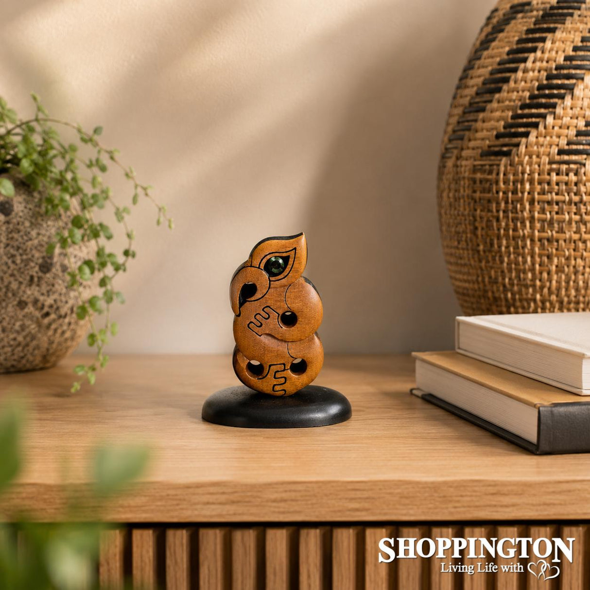 NZ Made Wooden Carving / Manaia