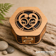 NZ Made Wooden Hexagon Box / Heart