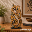 NZ Made Wooden Standing Art Work - Manaia