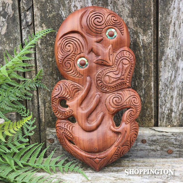 NZ Made Wooden Tiki Wall Hanging