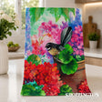 NZ Print Tea Towel - Fantail Floral