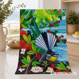NZ Print Tea Towel - Ocean Fantail