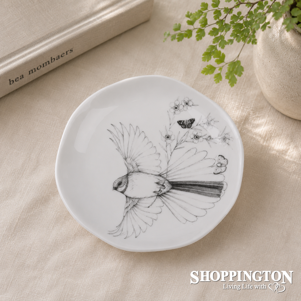 Trinket Dish - Piwakawaka Come Fly With Me