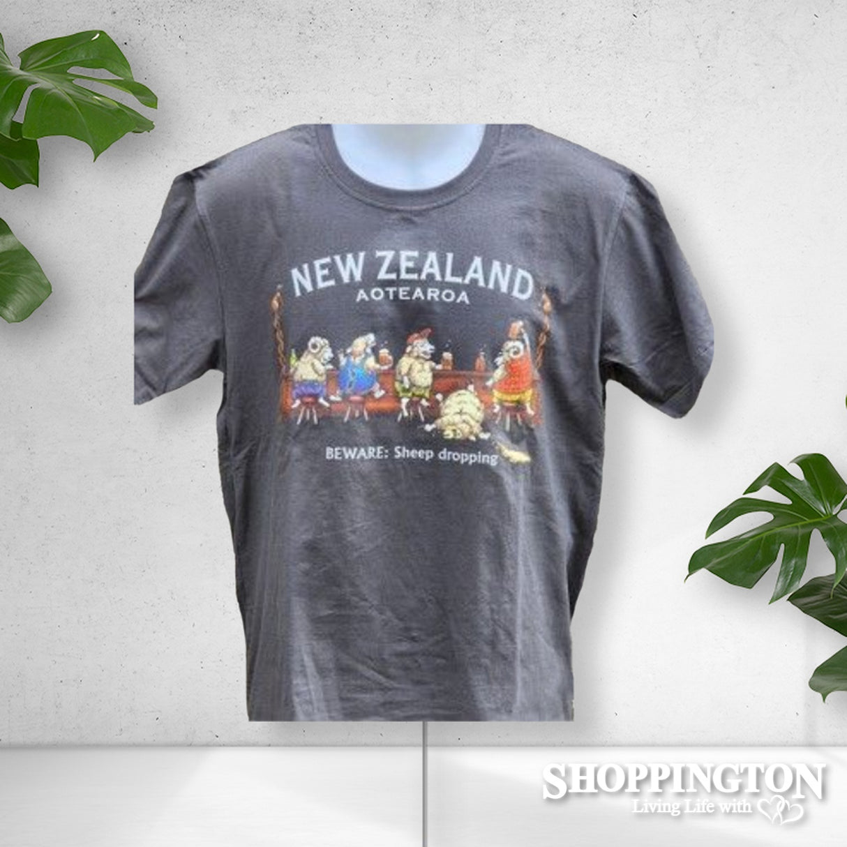 NZ Made Clothing - Beware: Sheep Dropping - T-Shirt
