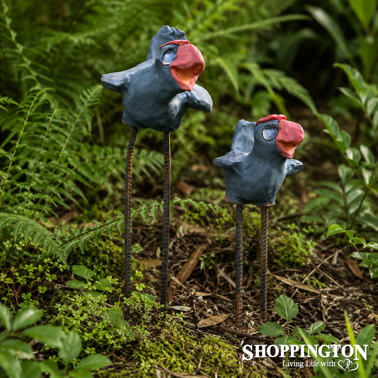 100% NZ Made Pottery Bird Art - Pukeko (Large)