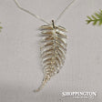 Necklace - Dainty Silver Fern