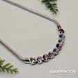 Necklace - Lavender Rhinestone