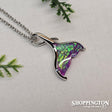 Necklace - Lavender Whale Tail