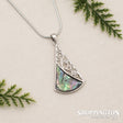 Necklace - Paua Water Drop Long