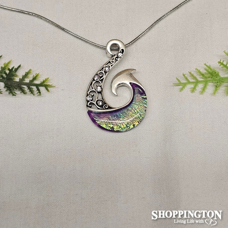 Necklace - Pink Fish Hook