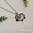 Necklace - Silver Glass NZ Sheep