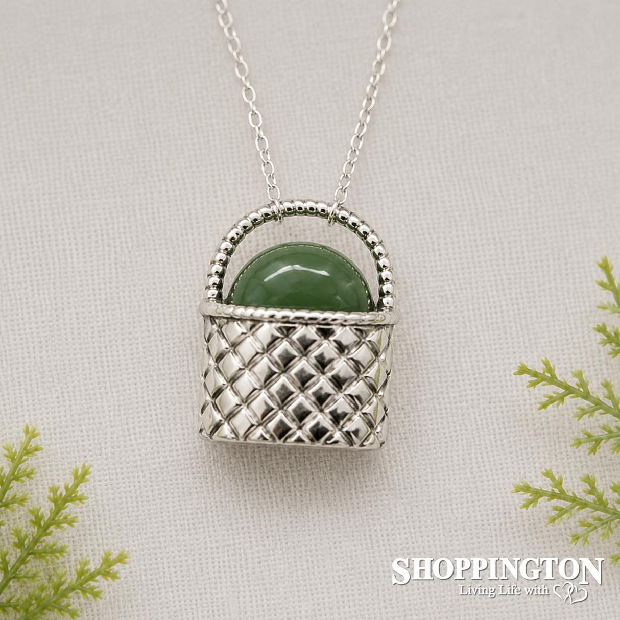 Necklace - Sterling Silver Kete & Pounamu