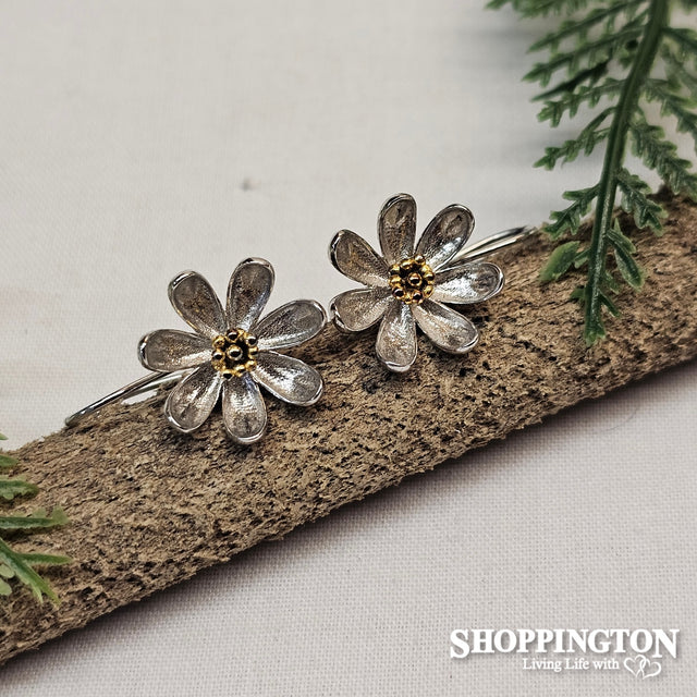 New Zealand Clematis Drop Earrings