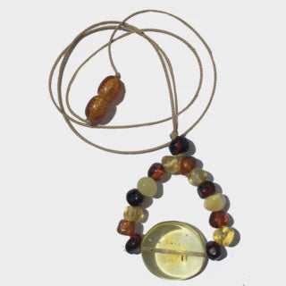 Nursing Necklace - Multi and Lemon