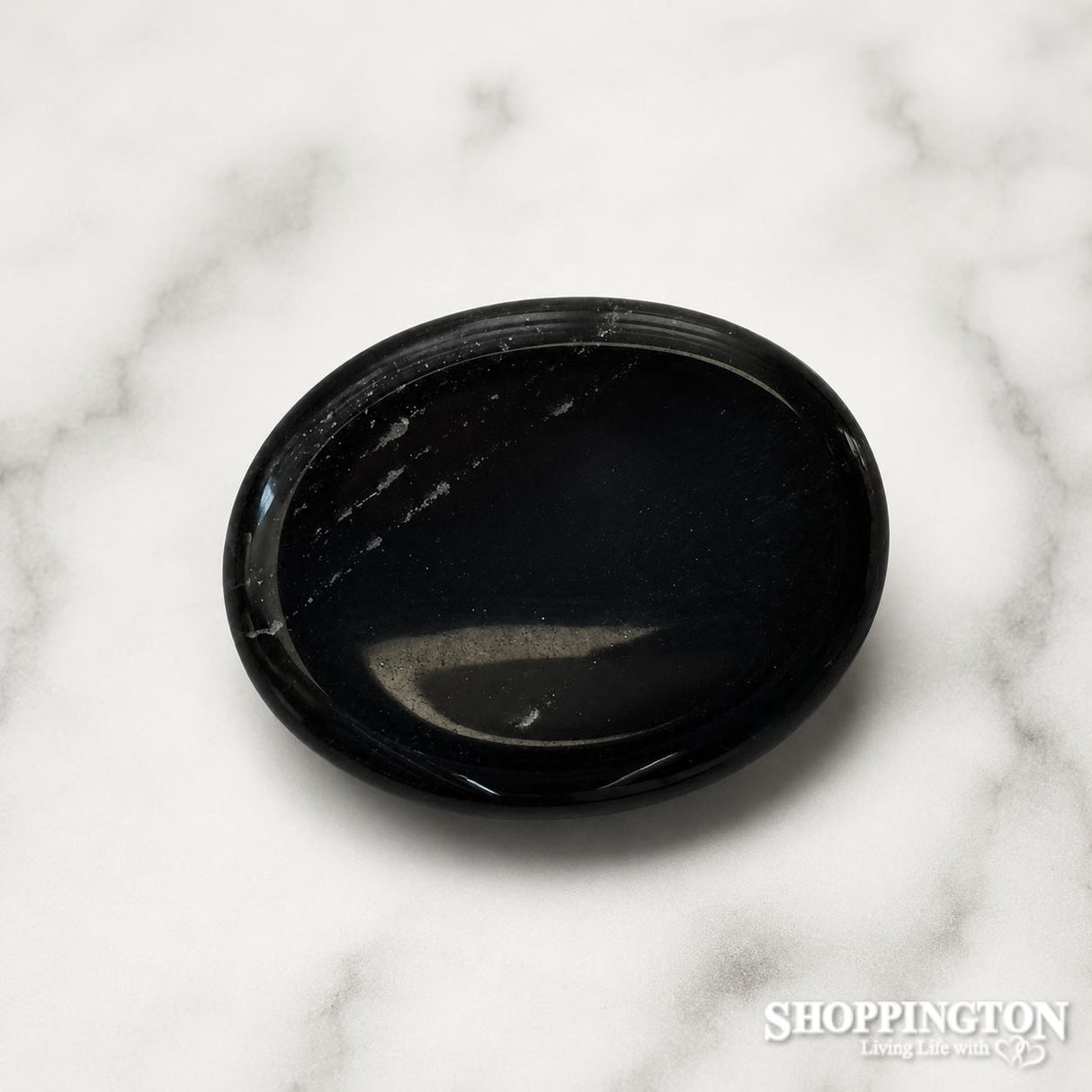 Obsidian Worry Stone
