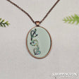 Oval Kowhaiwhai Pendant