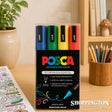 POSCA PC 5M Paint Markers Assorted 4 Pack