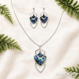 Paua Pendant and Earrings Set