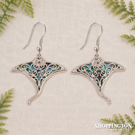 Paua Stingray Earrings