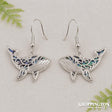 Paua Whale Earrings