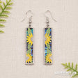 Paua with Sun Flowers Earrings