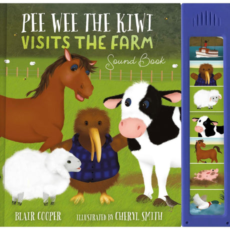Pee Wee The Kiwi Noisy Farm Adventure - Sound Book