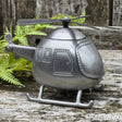 Pewter Helicopter Money Box
