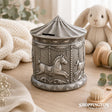 Pewter Horse Carousel Money Box