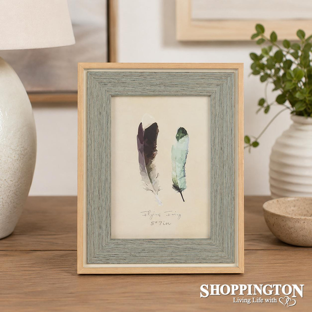 Photo Frame - Kelly Teal Two Tone (med)