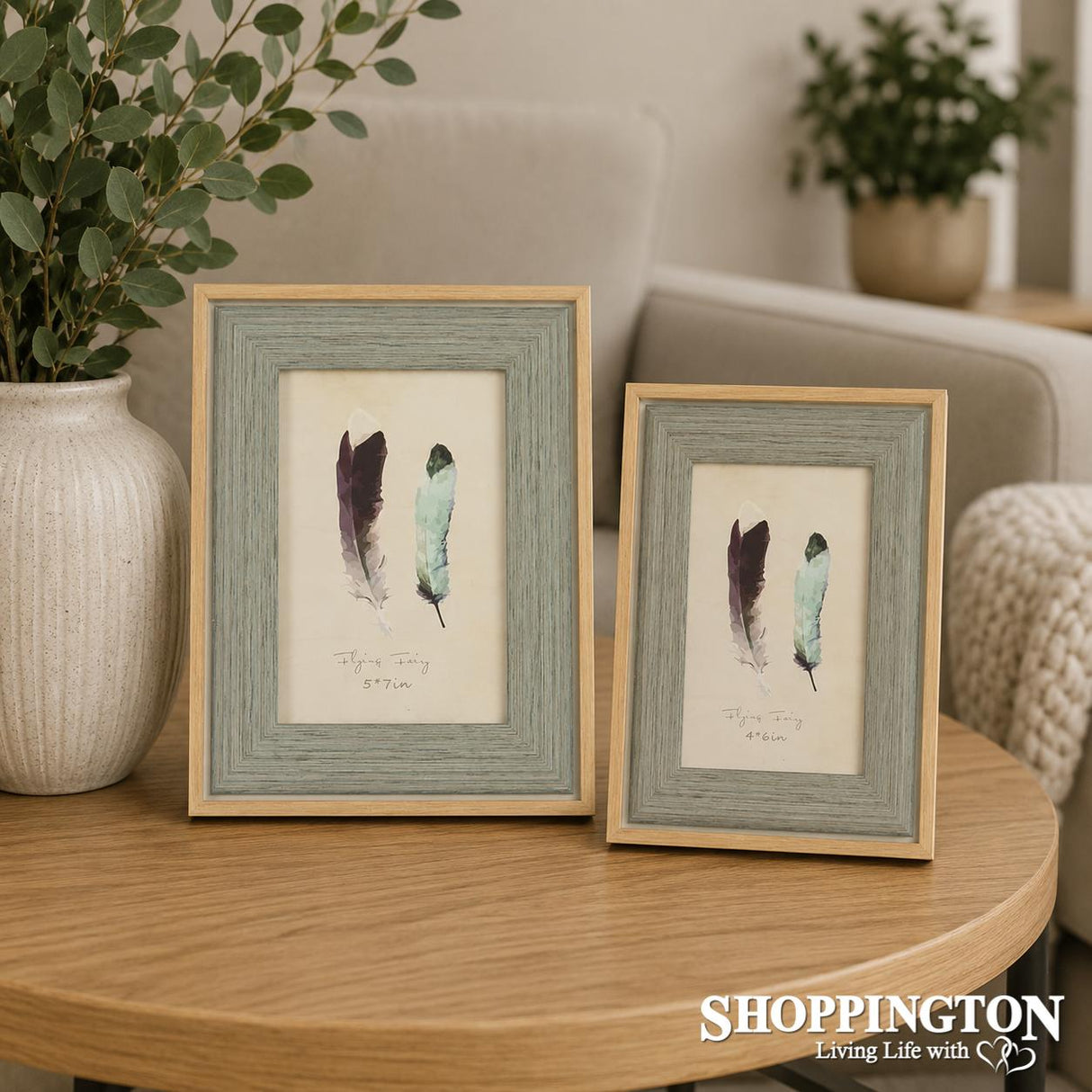 Photo Frame - Kelly Teal Two Tone (sml)