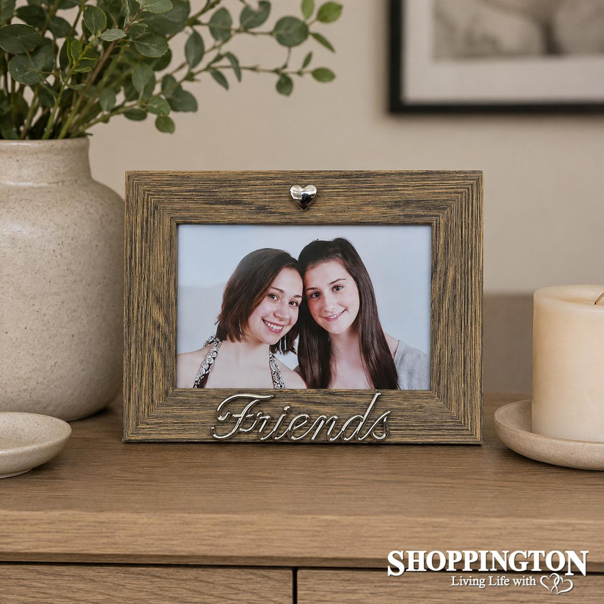 Photo Frame - Wooden Look Friends