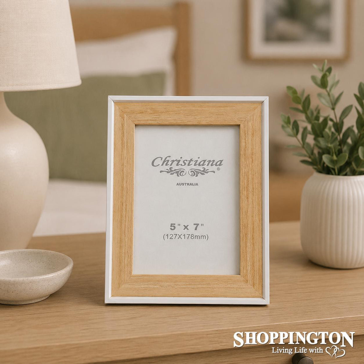 Photo Frame - Wooden Woven
