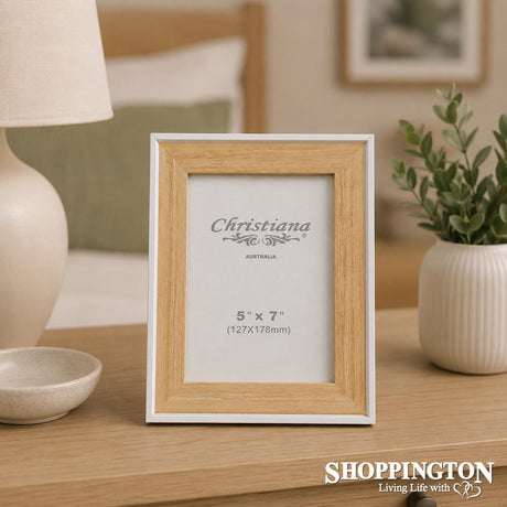 Photo Frame - Wooden Woven