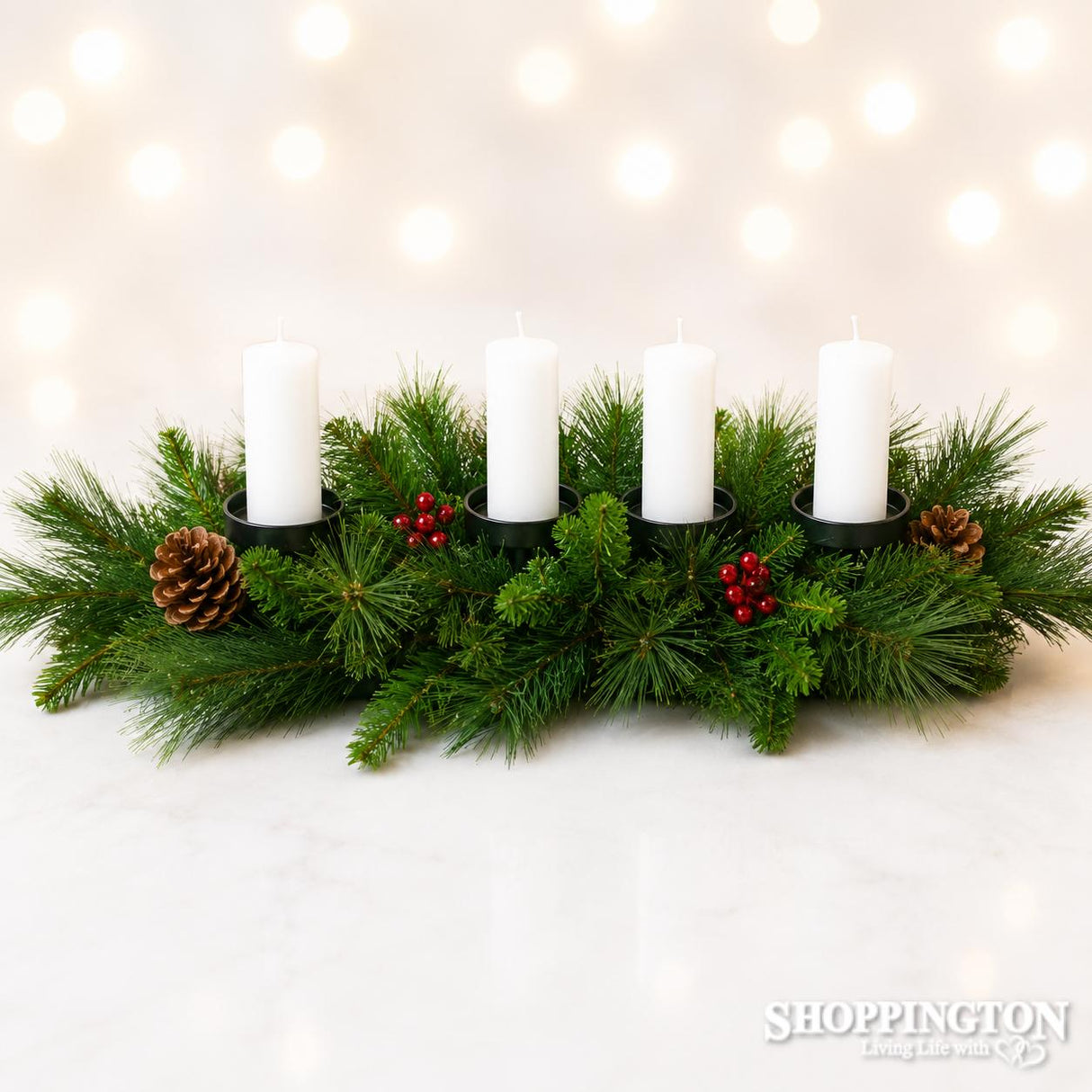 Pine Candle Holder