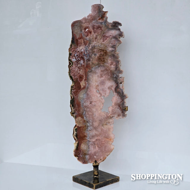 Pink Amethyst on Stand