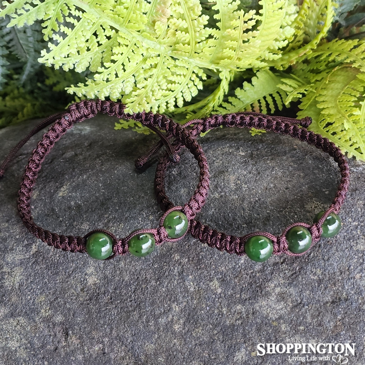 Pounamu - 3 Bead Bracelet