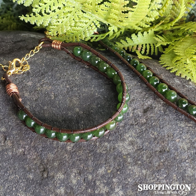 Pounamu - Bead Bracelet