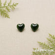 Pounamu - Earrings Heart Stud