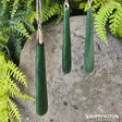 Pounamu - Hapopo Earring & Toki Set