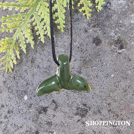 Pounamu - Pepe Whale Tail 20mm
