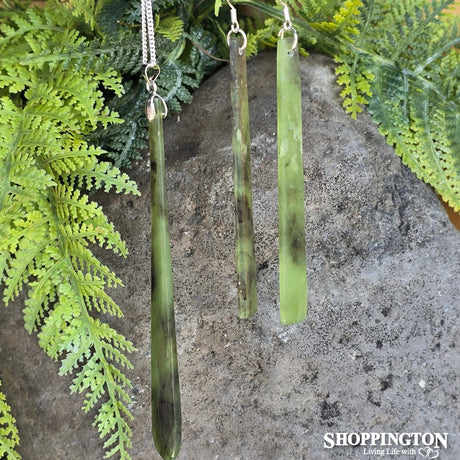 Pounamu - Totoweka Earrings & Toki Set - Wha