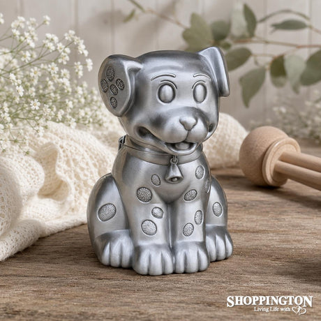 Premium Pewter Dog Money Box
