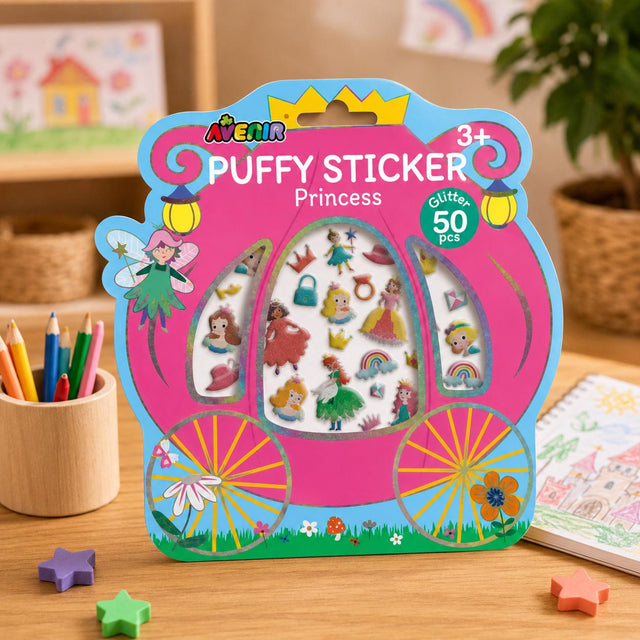 Puffy Stickers Princess
