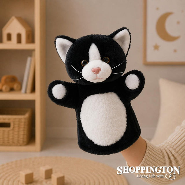 Puppet Buddies - Cat Black & White